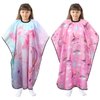 ramede 2 Pcs Barber Cape Professional Salon Hair Cutting Dye Cape Hair Cut Apron Cape with Closure Hair Cutting Cover for Kid (Unicorn)