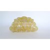 Generic Golden yellow and white marbled hair claw clip for medium hair