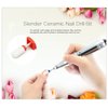 Rolabling Round Head Ceramic Nail Drill Bit For Electric Nail Drill Manicure Machine Accessories Tool (Blue Medium)