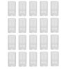 ericotry 20PCS 15ml/0.5oz Empty Clear Plastic Oval Lipstick Tubes Refillable DIY Homemade Deodorant Container Vials Aromatherapy Heel Balm Holder Oval Lipstick Lip Balm Lip Gloss Case