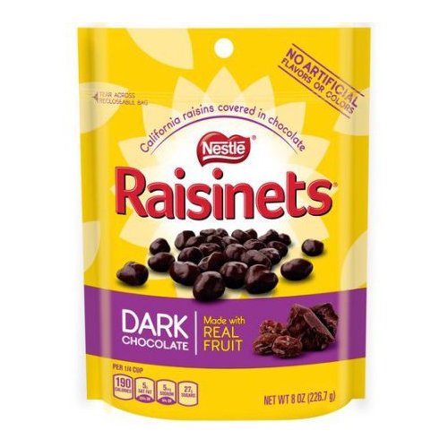 RAISINETS Dark Chocolate 8 oz. Standup Bag (pack of 2)