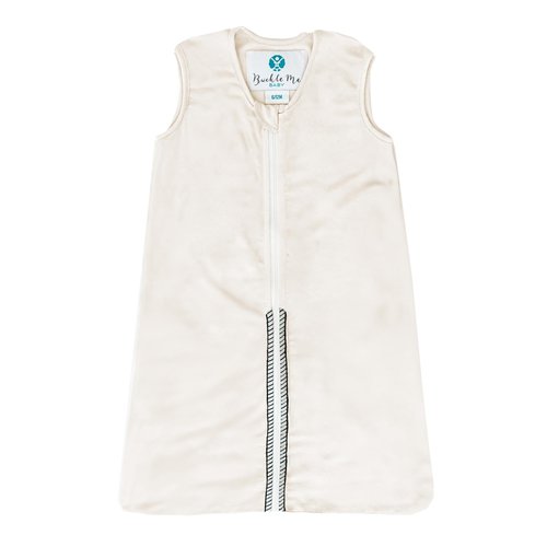 Buckle Me Baby Coats Sleep Sack | Car Seat Blanket | Car Seat to Crib Baby Wearable Blanket for Easy Transitions from Stroller, High Chair or Any 5 Point Harness | 4-8 Months Cream Blankie