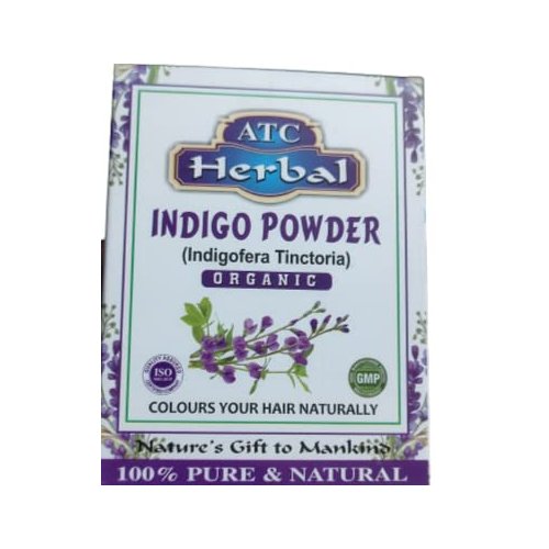 Indigo Powder (Pack of 100 Gram) Natural Hair Color Makes Hair Naturally Black