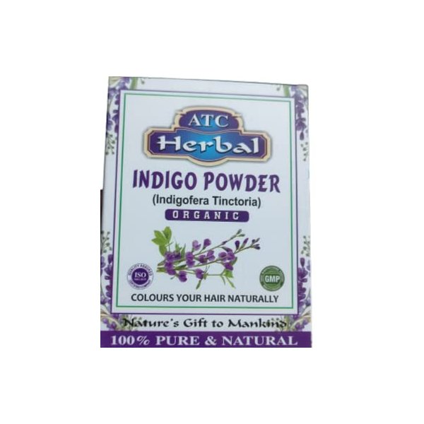 Indigo Powder (Pack of 100 Gram) Natural Hair Color Makes Hair Naturally Black