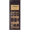 KISS imPRESS Press-On Nails Couture Collection Manicure Kit, ‘Lavish’, Patented Super-Hold Adhesive, 30 Fake Nails with 12 Accent Nails