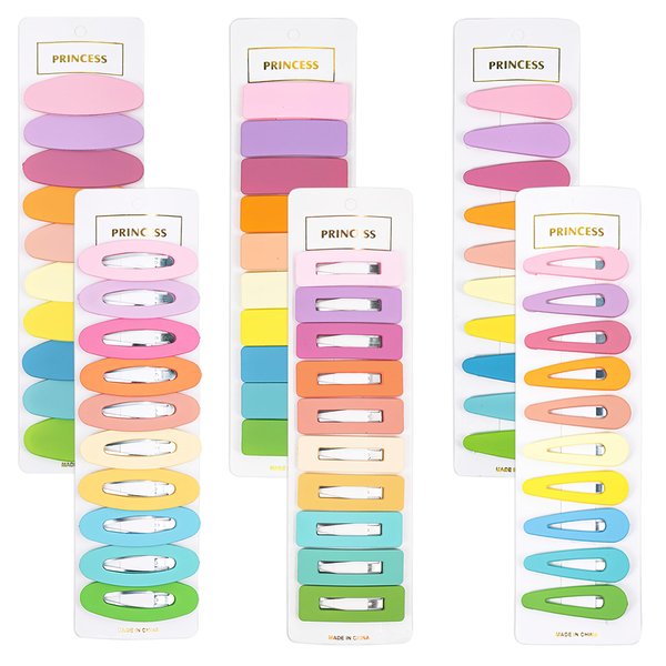 60 Pcs Metal Snap Barrettes Hair Clips Cute Candy Color Matte Fashion Accessories for Girls Women (Candy colors)
