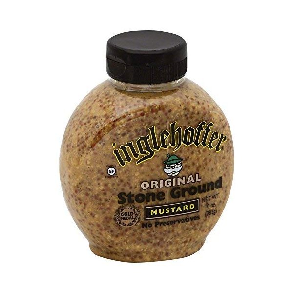 Inglehoffer, Stone Ground Mustard, 10oz Bottle (Pack of 2)