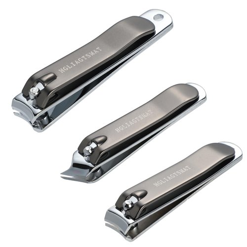 Hgliagtsmat Nail Clipper Set,Premium Stainless Steel Fingernail and Toenail Clipper Cutters Sharp Effortless Nail Clippers Set for Men & Women
