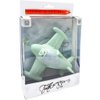 Chewy, The Teeth-32 Airplane Teething Toy 100% Natural Havea Rubber Green