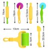 Kare & Kind Set of 10 pcs Smart Dough Tools Kit with Extruder Machine/Dough Tools (Extruder + Dough Tools)