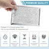 Microwave Oven Grease Filter WB06X10309 Compatible with GE WB06X10359 Microwave Filter Replacement Parts by AMI PARTS- 7-5/8 x 5 x 3/32 Inch 2 Packs