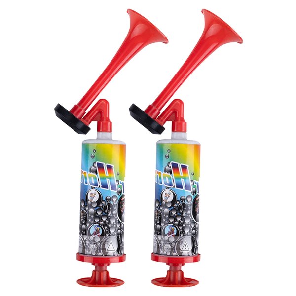 Air Horn, Mini Handheld Air Horn Super Loud Noisemakers Bear Horn Self Defense Reusable Air Pump Horns Marine Signal Safety Alarm Horn for Boating, Sports Events, Graduation, Outdoor Alarm