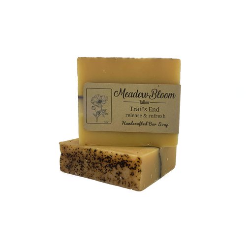 HUNTER CATTLE CO. EST'D 2004 HC Meadow Bloom Tallow Bar Soap - Coffee & Turmeric 2 Pack - Made with All Natural 100% Grass Fed Tallow Handmade Soap Bar - Great for Face or Body Soap