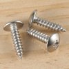 100PCS #10 x 3/4" Truss Head Sheet Metal Screws Phillips Drive Wood Screws, 304 Stainless Steel 18-8, Self Tapping