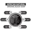 HERBOGANIC Raw African Black Soap Paste 16 oz - 100% pure natural Product of Ghana with benefits of Shea Butter - black soap is great for acne, Eczema, blackheads, face, hair and body wash.