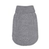 Jnancun Cat Clothes 14 Color Turtleneck Knitted Sleeveless Dog Sweater Warm Winter Cat Sweater Outfits for Cats or Small Dogs in Cold Season(Medium, Grey)