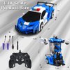 Remote Control Car,Transform Robot RC Car Age 3 4 5 6 7 8-12 Years Old for Kids, Deformation Car Model Toy Gift for Children,One Button Transformation & Realistic Engine Sounds