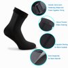 ReHaffe Wetsuit Booties Neoprene 3mm Sand Volleyball Socks Anti Slip Water Booties Socks Keep Warm for Women Youth Water Sport and Beach Activity