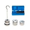 Plutreas Slotted Weight Set with Hanger and Case, 13 Pcs Metric Weights