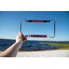 Desert Cactus University of Mississippi Rebels Ole Miss U of M Metal License Plate Frame for Front or Back of Car Officially Licensed (Alumni)