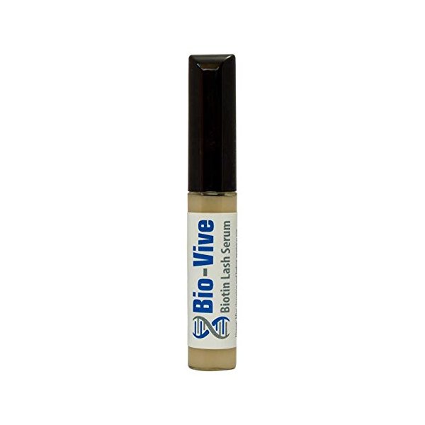 Bio-vive Biotin Lash Serum - Lash growth enhancer, biotin, hair vitamins, Castor oil, Lash Oil, Silk Amino Acids, Sodium Ascorbyl Phosphate (Vitamin C), B5, Niacinamide B3