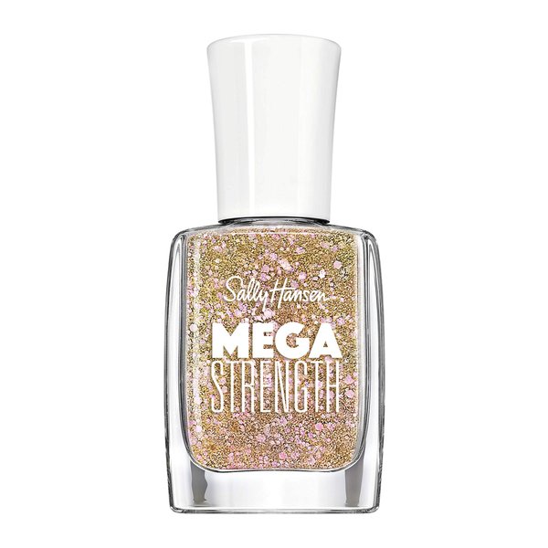 Sally Hansen Mega Strength Nail Polish, Mermaid Parade, 0.4 Fl Oz