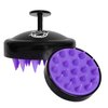 URBAN SOMBRERO Pink Marine Hair Scalp Massager, Silicone Hair Shampoo Brush for Scalp Care, Dry Scalp and Hair Growth - Black & Purple