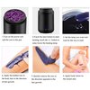 Podoy Mini Wax Pot Warmer for Hair Removal, Small Portable Travel Wax Melt Heater Machine Digital Display for SPA Salon Brow Body Nose Upper Lip Hair Waxing with 100 Wax Sticks