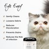 Eye Envy Tear Stain Wipes for Cats. Textured to Gently Clean, Treats The Cause of Staining. 100% Natural Formula. Recommended by Persian & Exotic Breeders, Vets, Groomers. USA Made. 60 Cat Eye Wipes