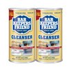 Bar Keepers Friend Powder Cleanser 12 Oz - Multipurpose Cleaner & Stain Remover - Bathroom, Kitchen & Outdoor Use - for Stainless Steel, Aluminum, Brass, Ceramic, Porcelain, Bronze and More (2 Pack)