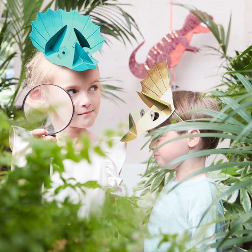 Meri Meri Dinosaur Kingdom Party Hats (Pack of 8)