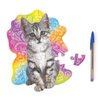Playhouse Tabby Kitten 25-piece Die-Cut Shaped Mini Puzzle for Kids