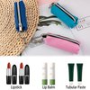 GOCOHHI Chapstick Holder 6 Pcs Lip Balm Sleeve Pouch Portable Lipstick Holder Bag Clip-on Makeup Travel Accessories Great Stuffers Gift for Women