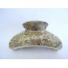 Generic Gray lavender blue abalone sea shell effect hair claw clip