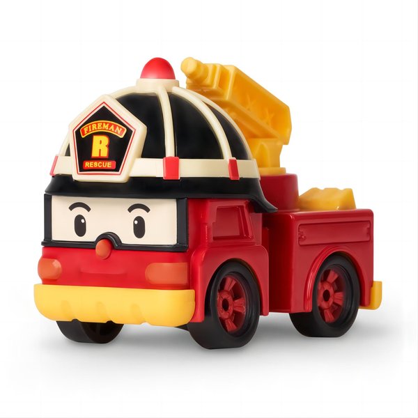 Robocar Poli Toys, Roy DIE-CAST Metal Toy Cars, Fire Truck Toys,Toddler Cartoon Emergency Vehicle Playset, Rescue Vehicles Toys Gift Toys for Age 1-5 Boys Girls
