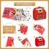 Farm Animals Party Favors Supplies 108 Pcs Birthday Party Decorations Goodie Boxes Bubble Wands Stampers Rubber Pigs Figures Keychains Pull Back Cars Slap Bracelets Stickers Toys For Kids Boys Girls