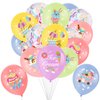 HOWAF Ice Cream Party Balloons, 42 Pieces Summer Colorful Sundae Confetti Balloons, Ice Cream Latex Balloons for Sweet Themed Party Supplies, Donut Balloons Kit for Kids Birthday Baby Shower