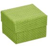 Organic Green 2 Piece Woven Favor Boxes