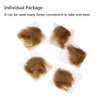 Zonon Bun Hair Nets Invisible Elastic Edge Mesh and U Shaped Pins Set, 50Pcs Individual Package Invisible Hair Nets, 40Pcs U Shaped Pins for Ballet Bun, Sleeping, Women and Wig (Light Brown)