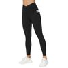 THE GYM PEOPLE Women's V Cross Waist Workout Leggings Tummy Control Running Yoga Pants with Pockets(Black, Medium)