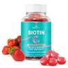 BeLive Biotin Gummies - Skin, Nails & Hair Vitamins with A, C, D, E, B12, Zinc, Folate & Inositol, Biotin Supplement for Anti-Aging, Energy & Collagen Boost, Multivitamin Gummies - Strawberry | 3-Pack