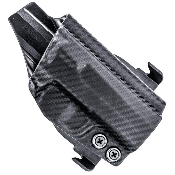 Rounded by Concealment Express OWB Paddle KYDEX Holster fits S&W M&P M2.0 | Right | Carbon Fiber Black