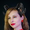 Beaupretty Devil Horn Artificial Sheep Horns Diy Goat Horns Headband Hair Clip Goth Accessories Halloween Cosplay Costume