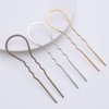 10pcs U Shaped Hair Stick Women Hairpins Metal Hair Clips U Shaped Hair Pins