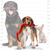 TUFFY - World's Tuffest Soft Dog Toy - Desert Snake - Squeakers -Multiple Layers. Made Durable, Strong & Tough. Interactive Play (Tug, Toss & Fetch). Machine Washable & Floats. (Red 2 Pack)