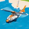 LEGO® Creator 3in1 Supersonic Jet 31126 Building Kit; Build a Jet Plane and Rebuild It into a Helicopter or a Speed Boat Toy