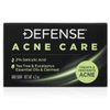 Defense Acne Care Bar Soap 4.2oz | contains 2% Salicylic Acid, Tea Tree & Eucalyptus Essential Oils & Oatmeal