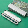 Hongdian Green Forest Fountain Pen Blade Nib Classic Design Calligraphy Pen with Converter and Metal Pen Case Set