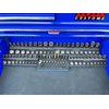 ToolGear Socket Organizer, Easy to Read Size labels, 80 sockets w/added 50 hex bit holder, holds deep & standard sockets, metric & standard, 3/8 and 1/4 inch drive socket holder, tool organizer trays