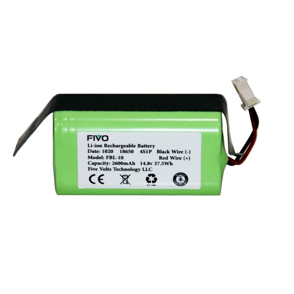 Replacement Battery for Coredy R300, R500+, R550, R580, R650, R3500, R3500S and Amarey A800, A900, Eufy RoboVac 11S, 11S Plus, 11S Max, Ecovacs Deebot N79 DN622 Robot Vacuum Cleaners, 2600mAh, 14.4V